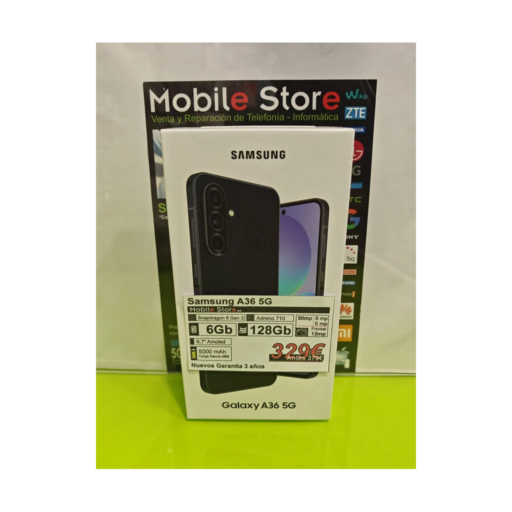 SAMSUNG A36 5G 6GB/128GB Negro