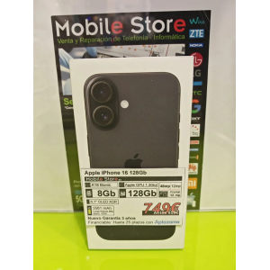 iPhone 16 128GB Negro