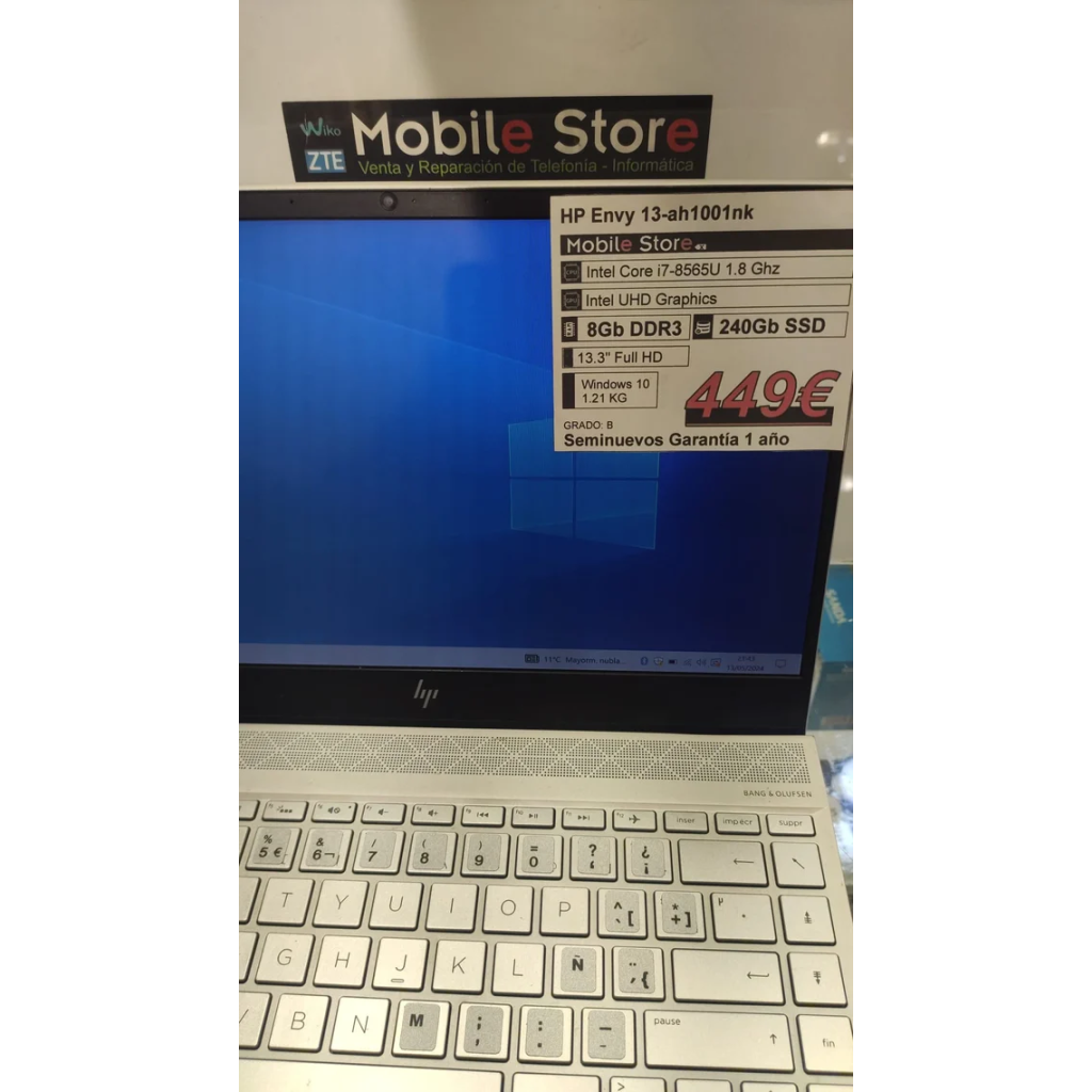 HP Envy 13-ah1001nk i7-8565U/8Gb/240Gb/13.3"