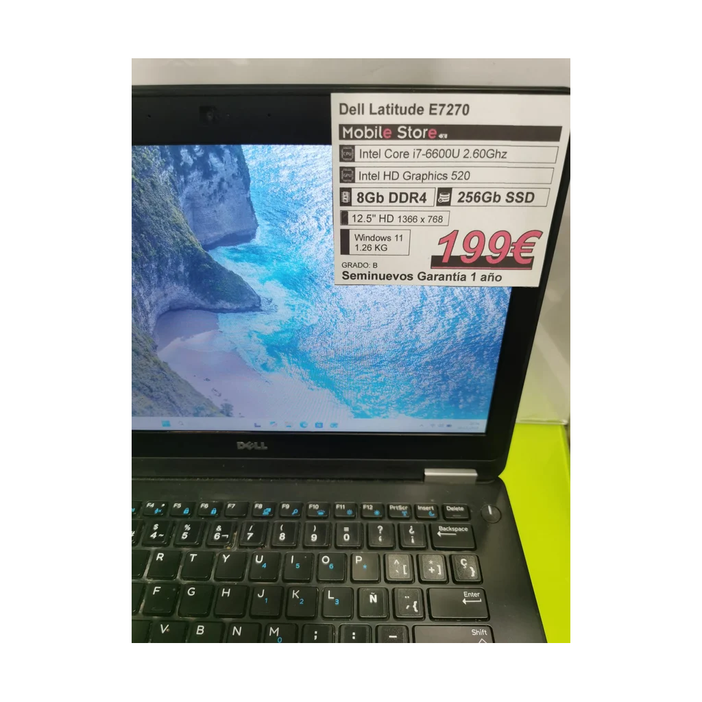 Dell Latitude E7270 i7-6600U 8GB 256GB SSD 12.5"