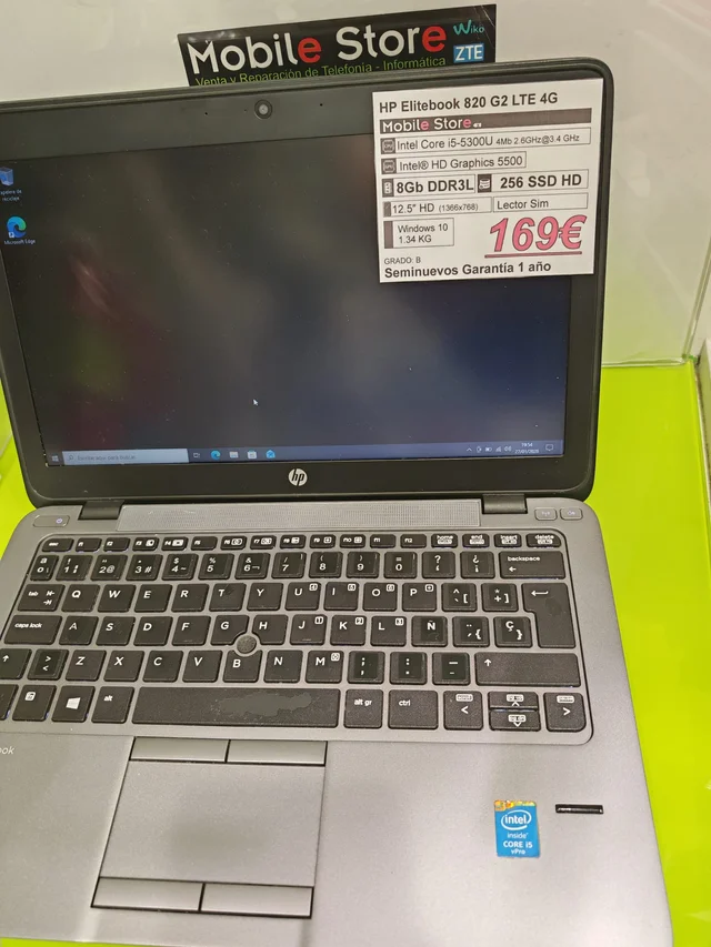 HP Elitebook 820 G2 4G i5 5300 8GB 256GB SSD: imagen 1