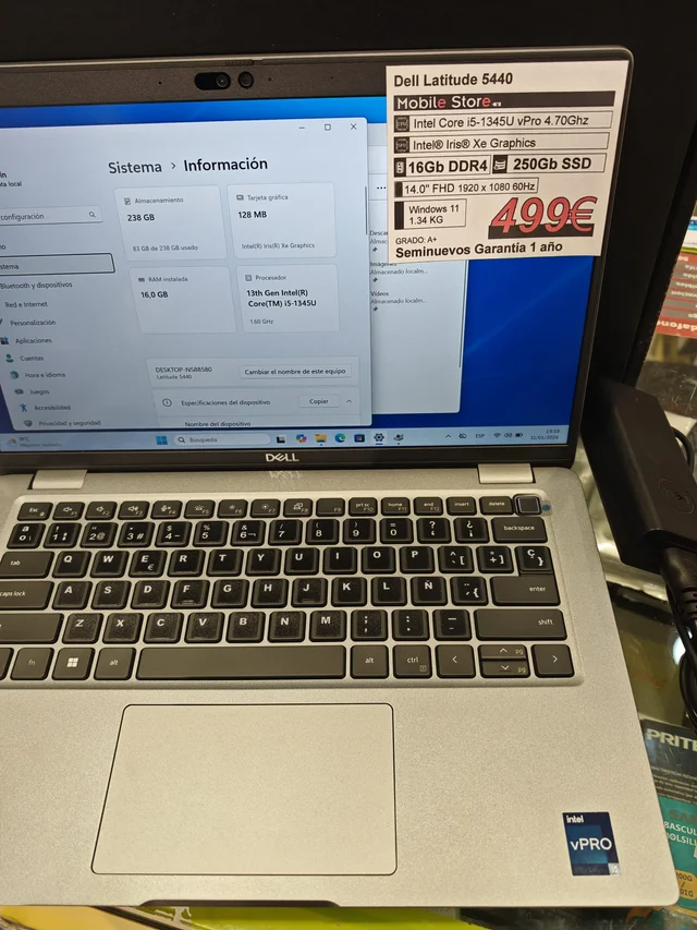 Dell Latitude 5440 i5-1345U 16GB 250GB SSD 14"