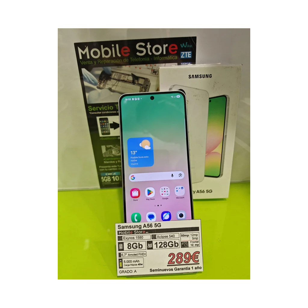 Samsung A56 5G 128GB Blanco