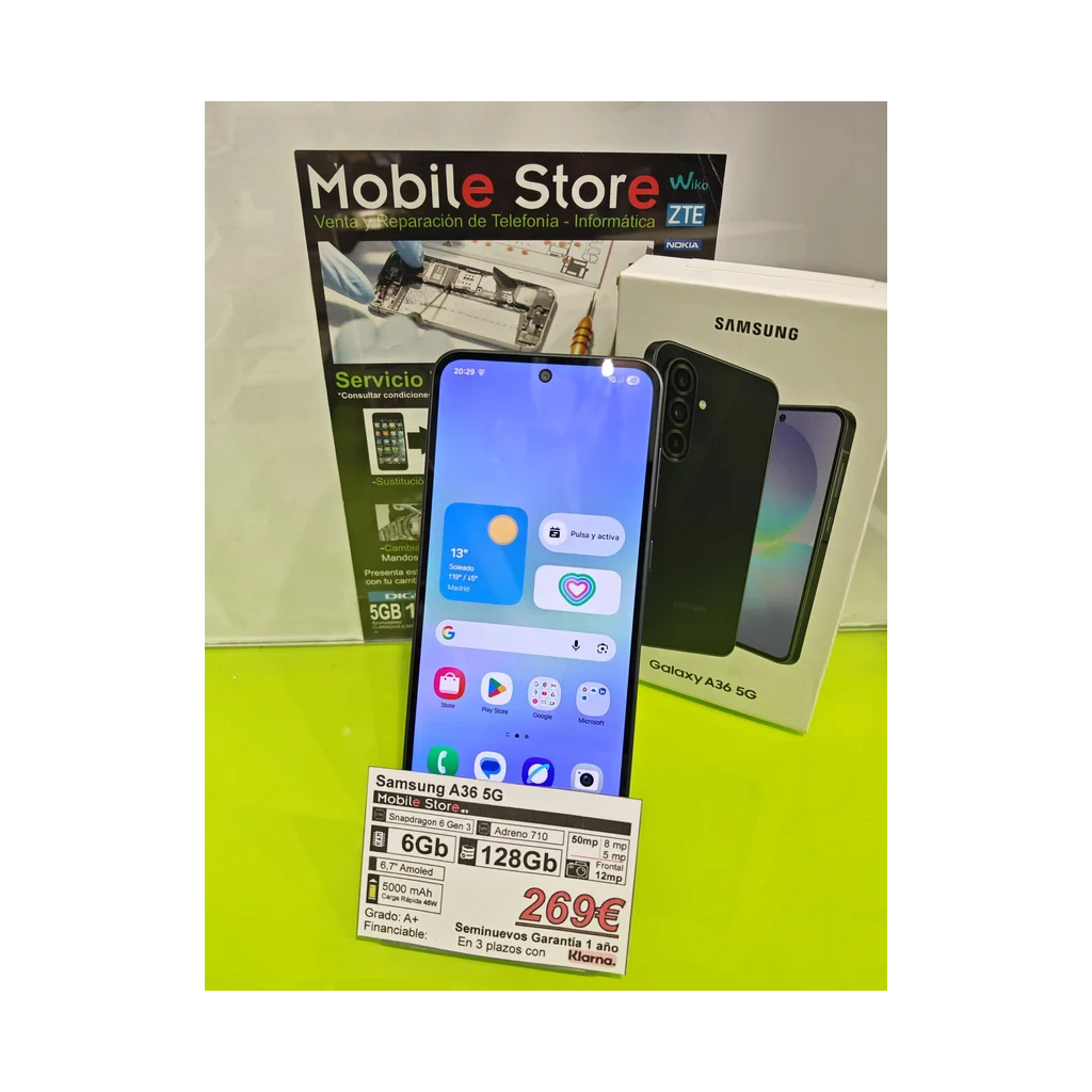 Samsung A36 5G 128GB Negro