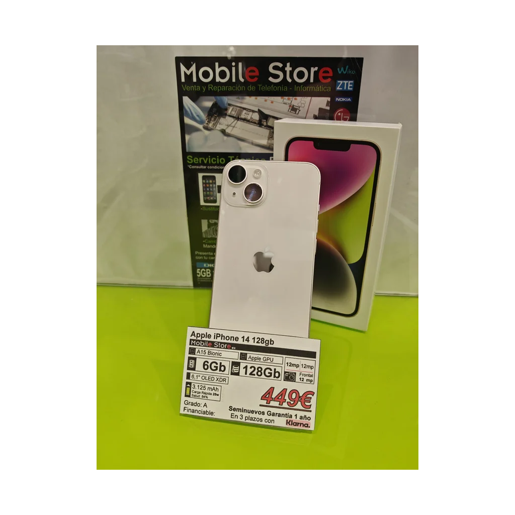 Apple iPhone 14 128GB Blanco