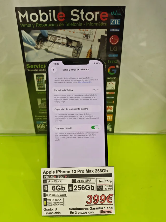 Apple iPhone 12 Pro Max 256GB Azul - Imagen 3