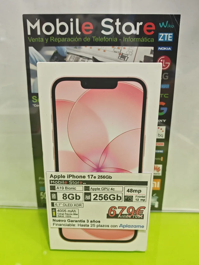 Apple iPhone 17e 256GB Rosa: imagen 1