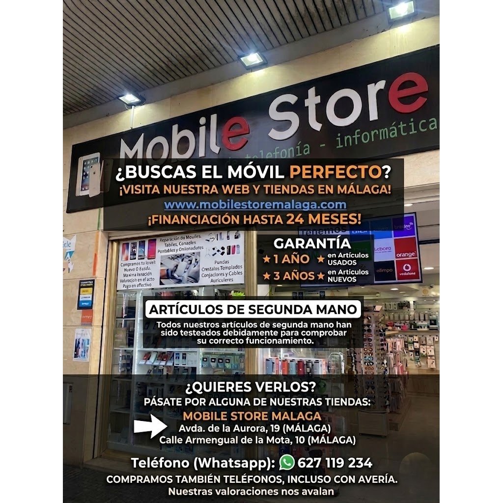 condiciones segunda mano y nuevos