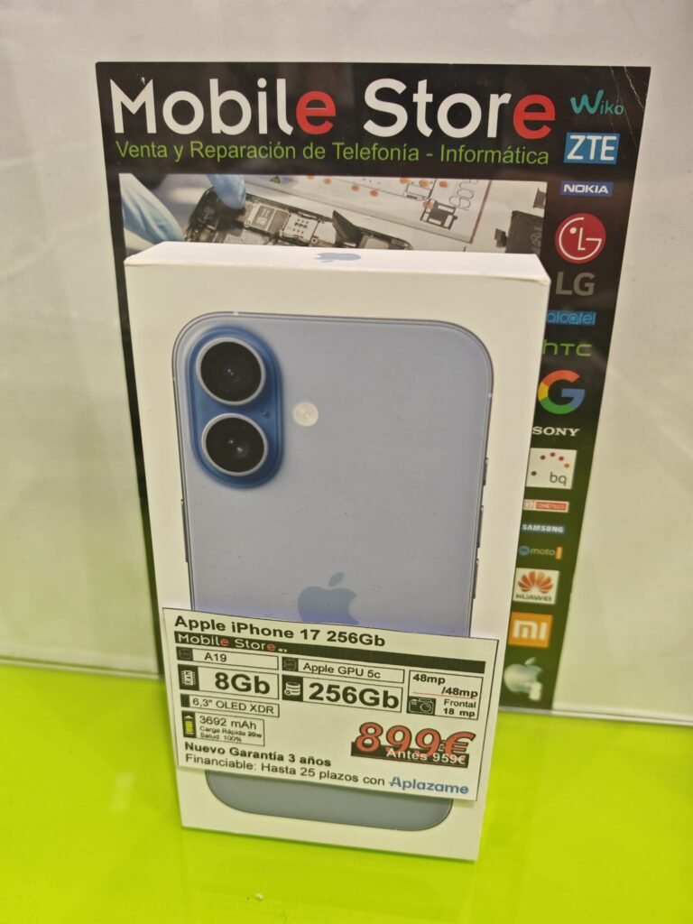 Appple iPhone 17 256Gb Azul