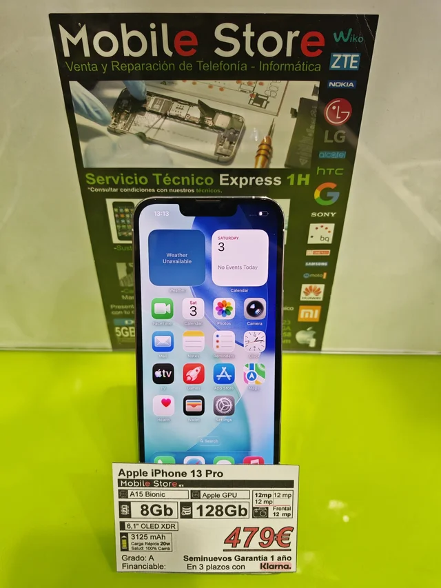Apple iPhone 13 Pro 128GB Blanco