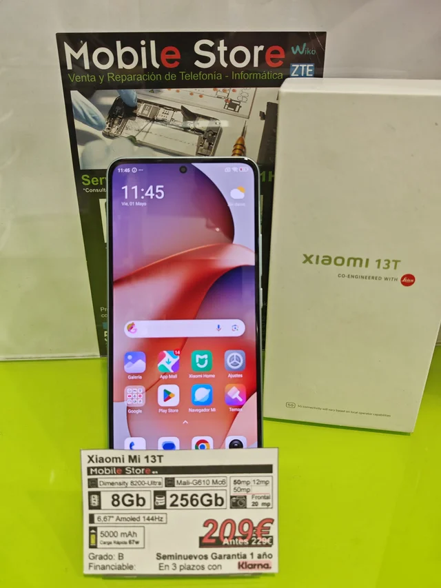 Xiaomi Mi 13T 256GB Verde