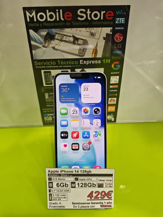 Apple iPhone 14 128GB Morado