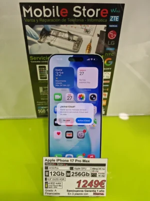 Apple iPhone 17 Pro Max 256GB Blanco: imagen 2