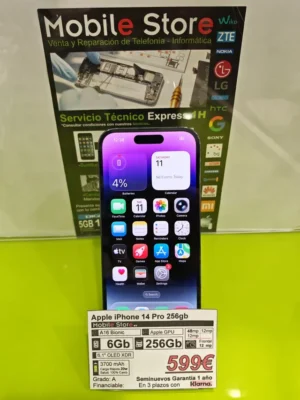 Apple iPhone 14 Pro 256GB Morado: imagen 3