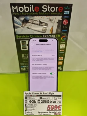 Apple iPhone 14 Pro 256GB Blanco: imagen 3