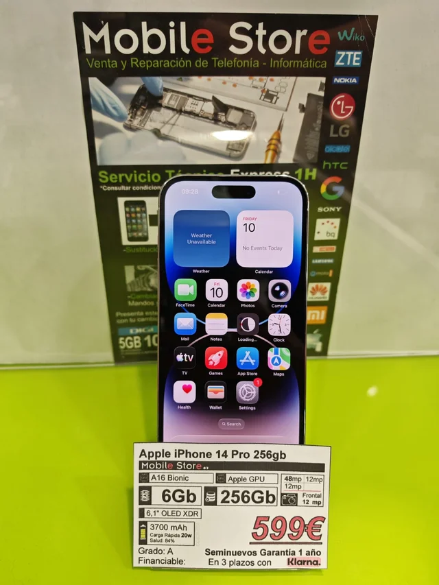 Apple iPhone 14 Pro 256GB Blanco
