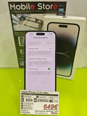 Apple iPhone 14 Pro Max 256GB Negro: imagen 2