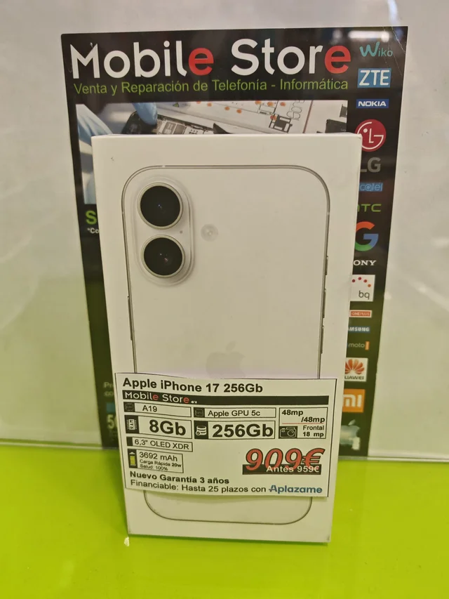 Apple iPhone 17 256GB Blanco