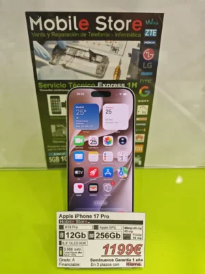 Apple iPhone 17 Pro 256GB Blanco: imagen 2