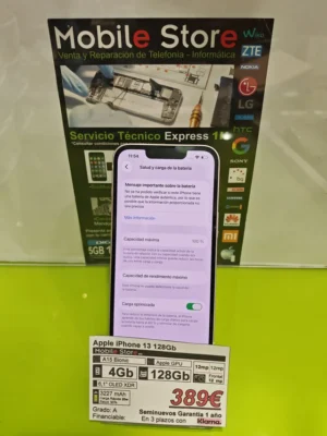 Apple iPhone 13 128GB Blanco: imagen 3
