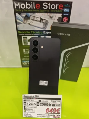 Samsung S26 256GB Negro: imagen 1