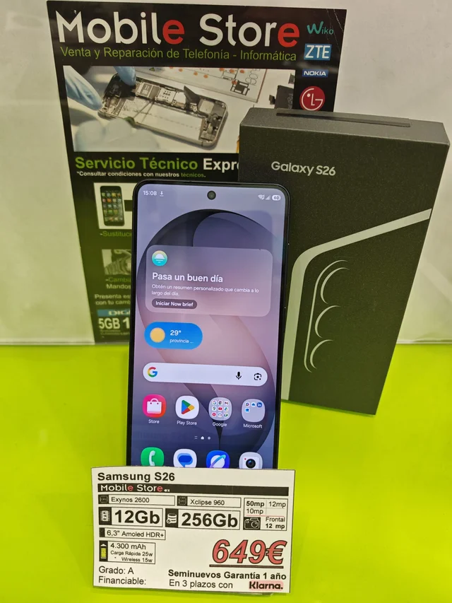 Samsung S26 256GB Negro