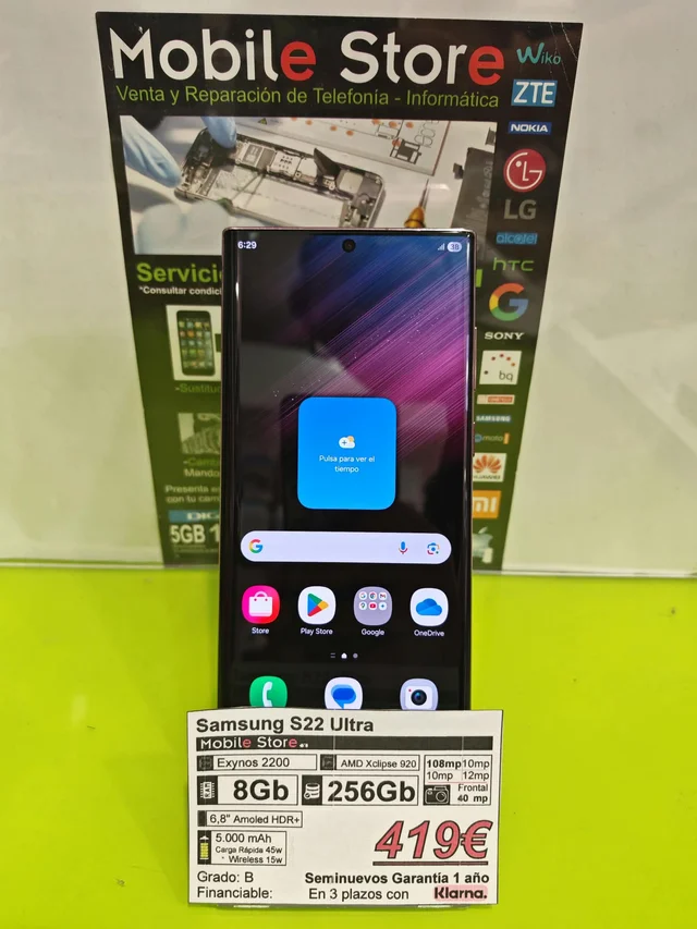 Samsung S22 Ultra 256GB Morado
