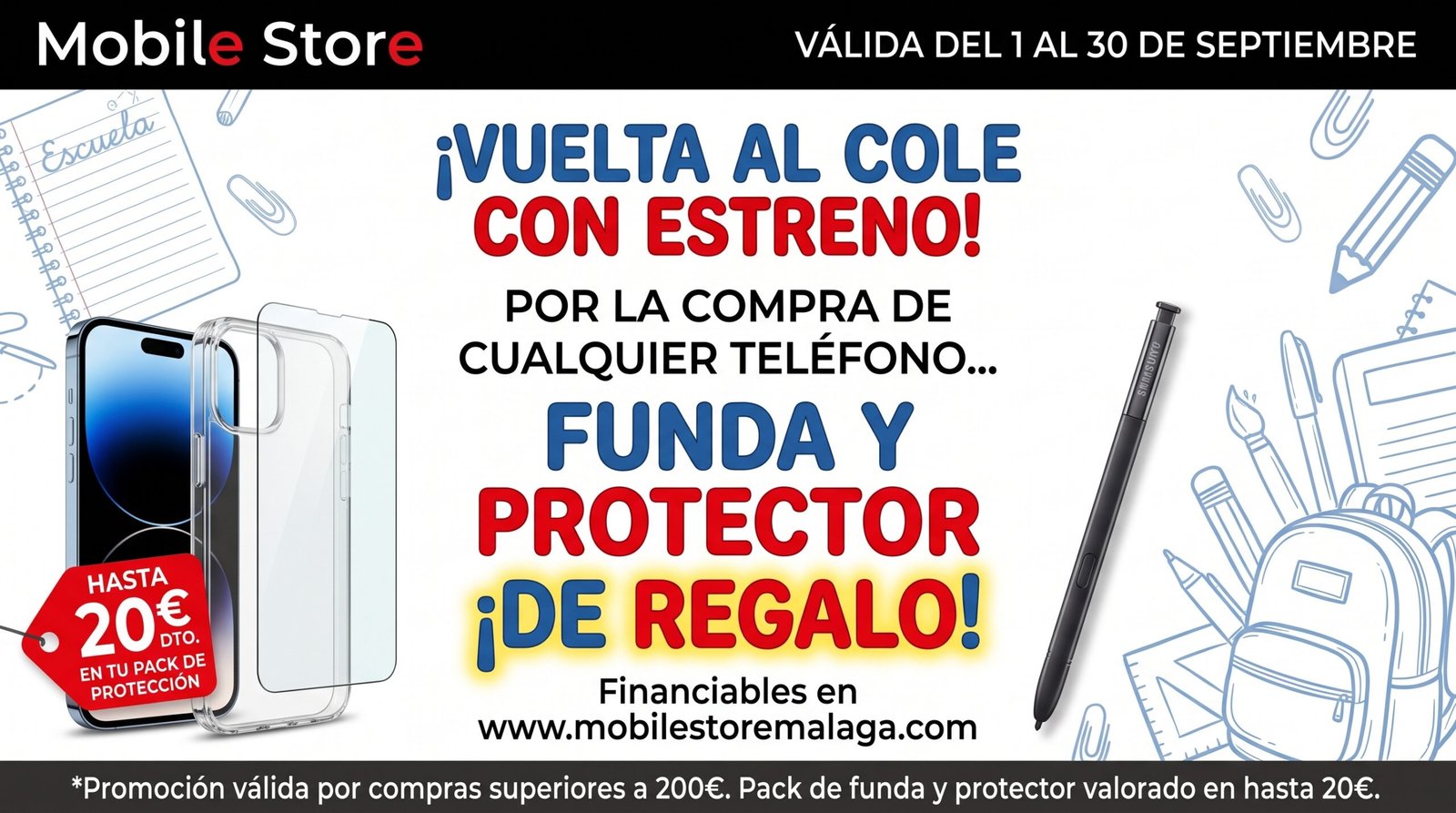 Promoción Regalo Funda y Protector