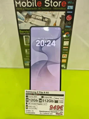 Samsung Z Flip 8 5G 512GB: imagen 1
